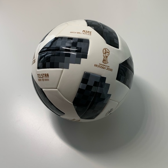 Rare Adidas Football Telstar 2018 FIFA World Cup Russia Match MINI Ball Size-1 - Picture 2 of 6